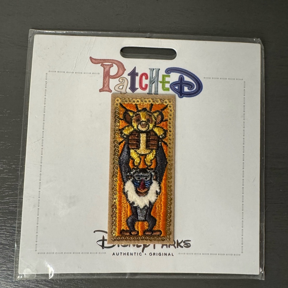 Disney Vibrant Lion King Rafiki and Simba Patch - Picture 1 of 2